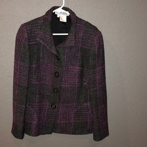Carlisle Black and Purple Jacket